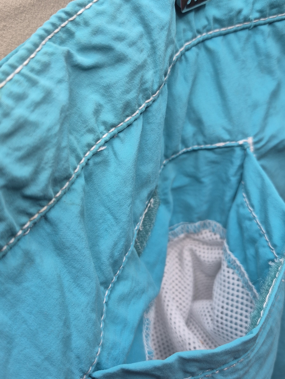 Men's Turquoise Swim Shorts with Drawstring - Picture 11 of 13